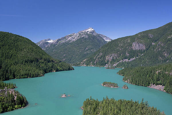 Lake Wall Art featuring the photograph Diablo Lake by Matt Halvorson