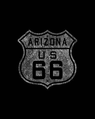 Cool Wall Art featuring the digital art Route 66 Retro by Flippin Sweet Gear