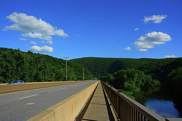 Wall Art featuring the photograph Route 80 Crossing The Delaware River by Raymond Salani III