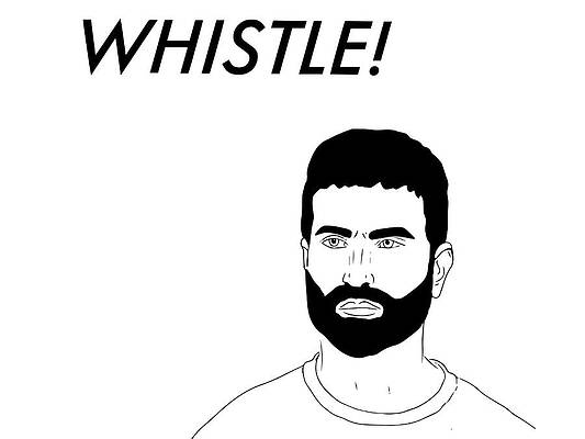 Digital Art - Roy Kent - Whistle by Georgi