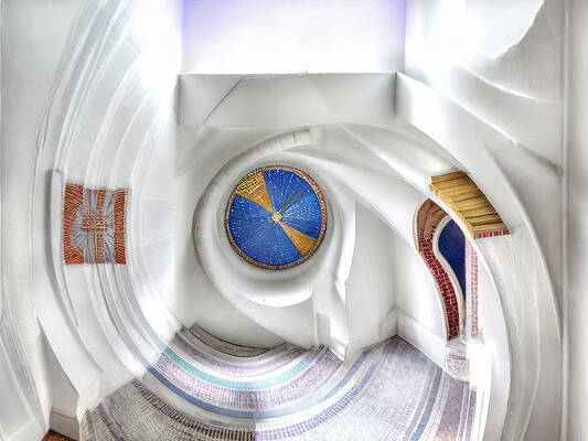 Architecture Wall Art featuring the digital art Royal Colors by Eris And AI