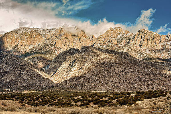 Nature Wall Art featuring the photograph Rugged Experience Of The Sandia Mountains. by Howard Holley