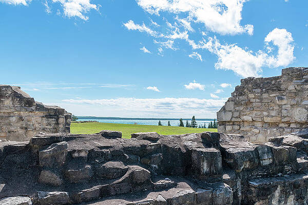 Vintage Photograph - Ruins Of Fort St. Joseph, Ontario 1 by John Twynam