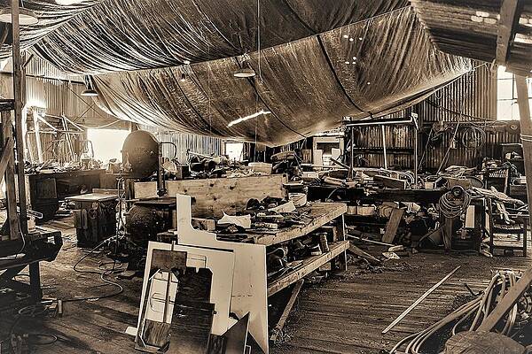 Photograph - Run Down Shop3 by John Linnemeyer