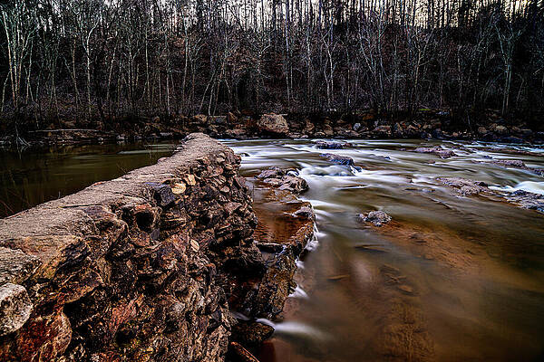 Georgia Photograph - Ruins Of The Rope Mill Dam, Woodstock, GA by Anthony Hightower