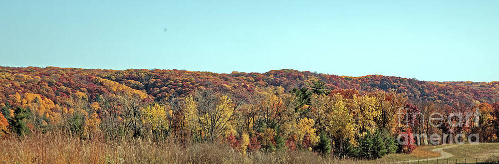 Fall Photograph - Rural Minnesota Panoramic View by Natural Focal Point Photography
