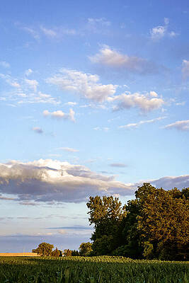 Serene Wall Art featuring the photograph Rural Serenity Under Sunset Skies by Travel Essayist
