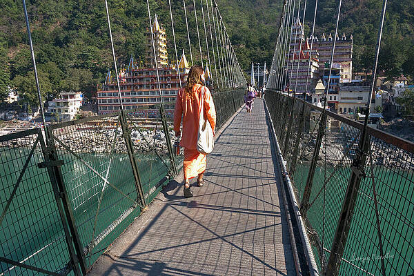 Water Wall Art featuring the photograph Sadhu, Rishikesh by Sanjay Marathe