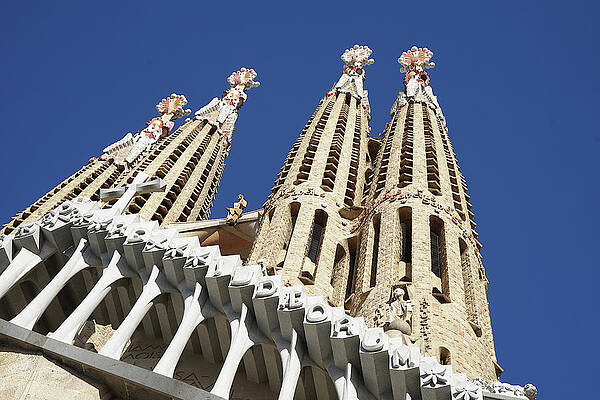Spain Photograph - Sagrada Familia Gaudi Study 2 by Richard Reeve