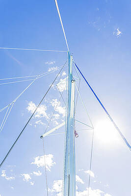 Sky Photograph - Sailing In Paradise by Nova Rae