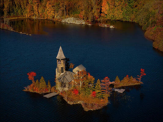 Wall Art featuring the photograph Saint Hubert Chapel by Susan Candelario