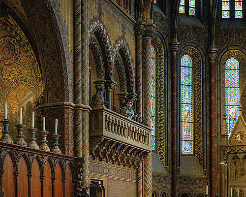Architecture Photograph - Saint Stephen's Basilica, Budapest, Hungary by Robert Niemeier