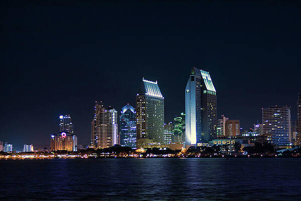 Sunset Photograph - San Diego's Profile by American Landscapes
