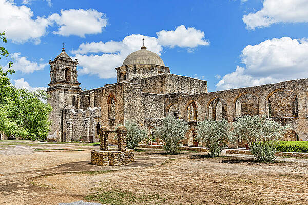 Symbolic Wall Art featuring the photograph San Jose - Queen Of The Missions by Kelley King