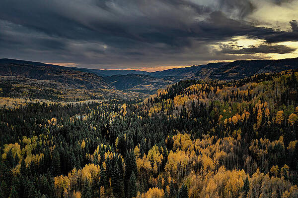Photograph - San Juan Mountain Storm by Matt Halvorson