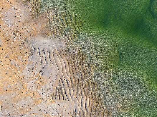Photograph - Sand Art by Oceanic SkyView