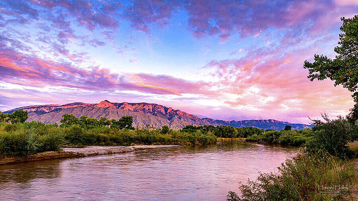Nature Wall Art featuring the photograph Magenta Twilight by Howard Holley
