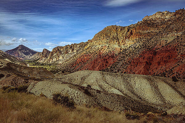 Utah Wall Art featuring the photograph Sandstone Stratified by Tim Lyden