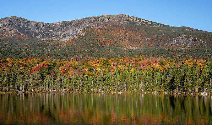 Wall Art featuring the photograph Sandy Stream Pond Fall Reflections by Dan Sproul