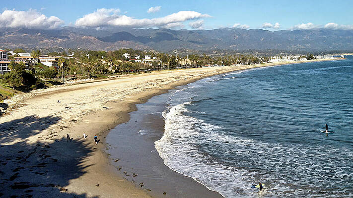 Ocean Wall Art featuring the photograph Santa Barbara View by Barbara Siegel