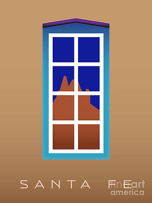 Santa Fe Digital Art - Santa Fe 1 Window by Sam Brennan