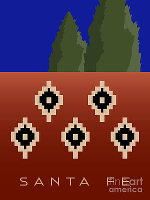 Digital Art - Santa Fe Blanket by Sam Brennan