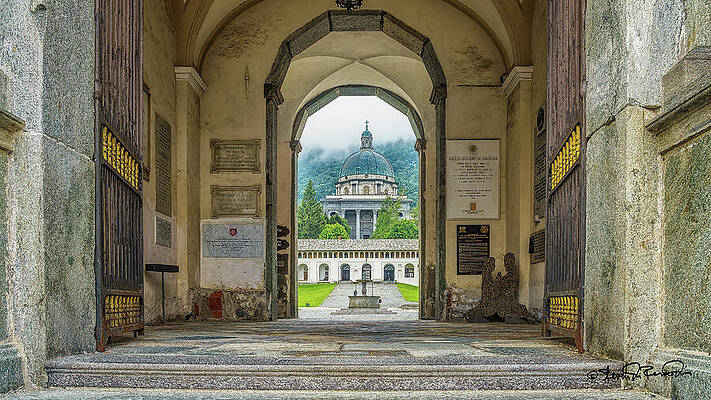 Heritage Wall Art featuring the photograph Santuario D'Oropa by Steven Dos Remedios