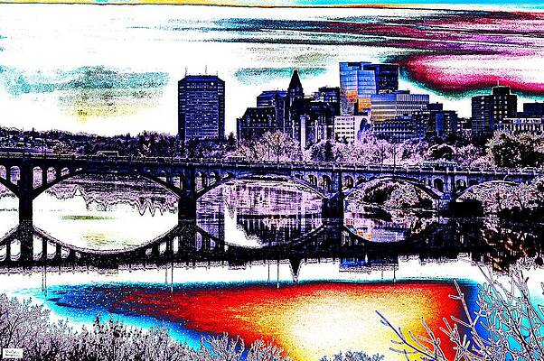 Sask- Skyline  by Alex John Bergerman