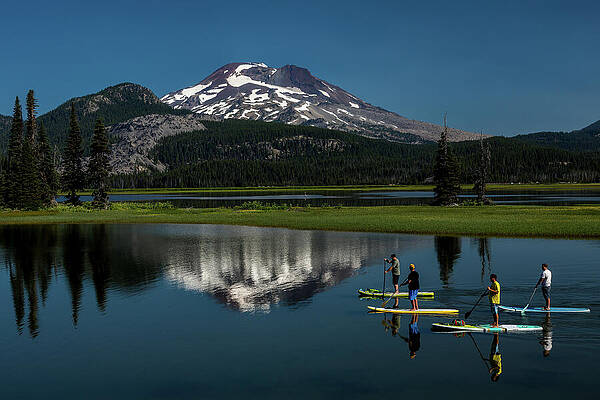 Bend Photograph - Sauntering Sparks by Tim Lyden