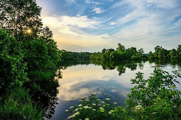 Georgia Photograph - Savannah River, Martinez GA by Anthony Hightower