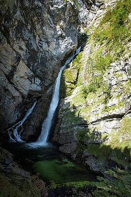 Landmark Photograph - Savica Waterfall by Robert Grac