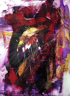 Bold Painting - Scarred Rumination by Rodney Frederickson