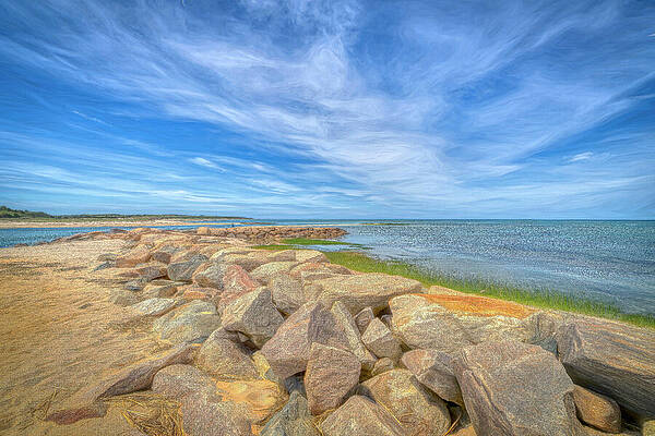 Massachusetts Wall Art featuring the photograph Scenic Beauty At Paines Creek by Penny Polakoff