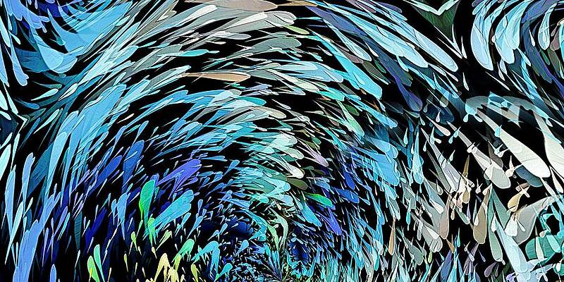 Vibrant Digital Art - School by David Manlove