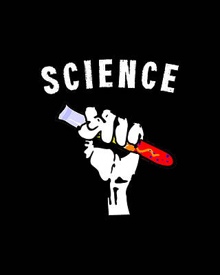 Science Wall Art featuring the digital art Science Chemistry by Flippin Sweet Gear