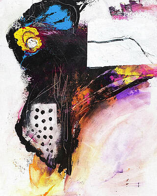 Bold Painting - Scorched Totem by Rodney Frederickson