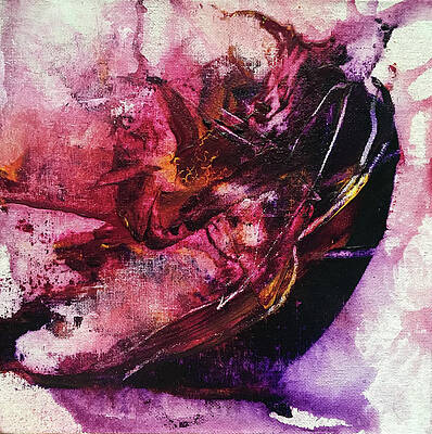 Abstract Wall Art featuring the painting Scorn Marauder by Rodney Frederickson