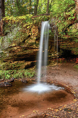 Fall Wall Art featuring the photograph Scott Falls by Michael Collins