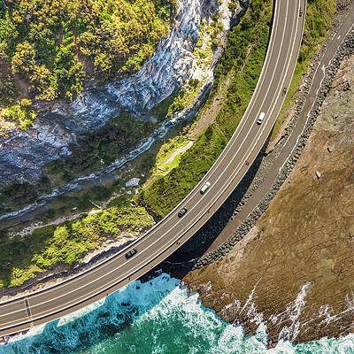 Natural Wall Art featuring the photograph Sea Cliff Bridge No 10 by Andre Petrov