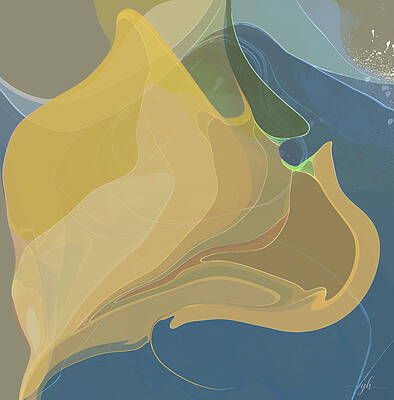 Wall Art featuring the digital art Sea Songs by Gina Harrison