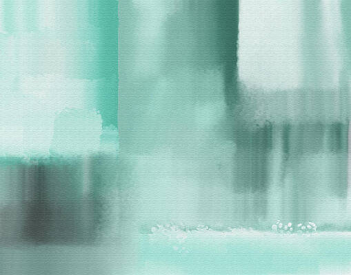 Wall Art featuring the digital art Seafoam by Alison Frank