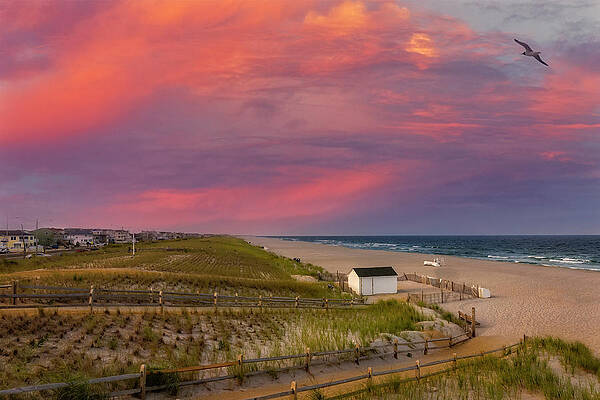 Summer Photograph - Seaside Park Aerial by Susan Candelario