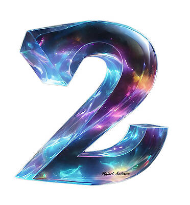 Wall Art featuring the digital art Second To None by Rafael Salazar