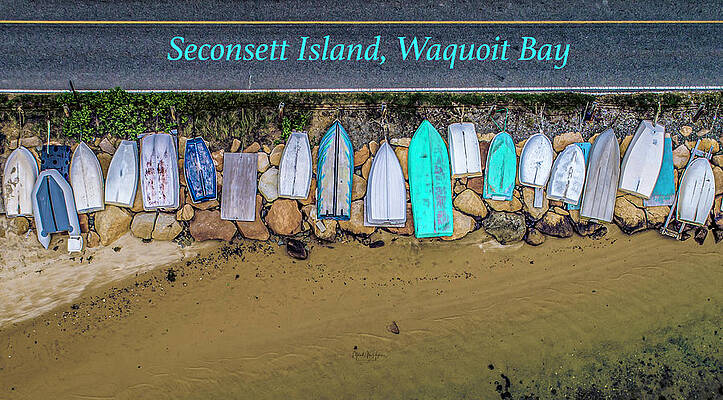 Seascape Photograph - Seconsett Island by Veterans Aerial Media LLC