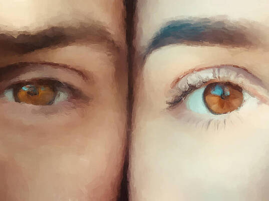Painting - Seeing Eye To Eye by Gary Arnold