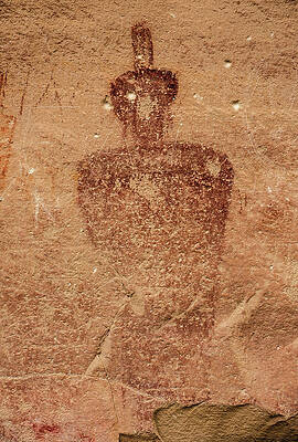 American Photograph - Sego Canyon Anthropomorph 1, Utah by Abbie Warnock
