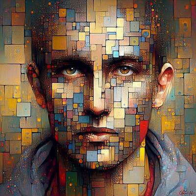 Intricate Digital Art - Self Made Man by Colin Hardman