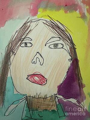 Colorful Child's Portrait Wall Art