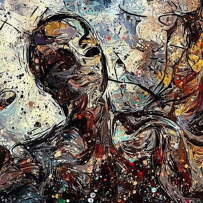 Intricate Digital Art - Self Portrait by Colin Hardman