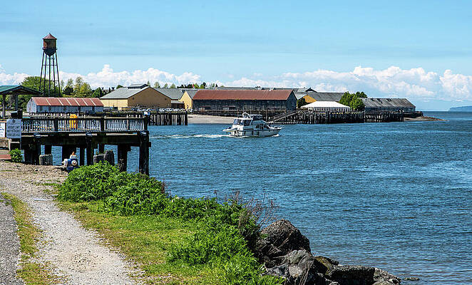May Photograph - Semiahmoo Resort And Blaine Pier by Tom Cochran